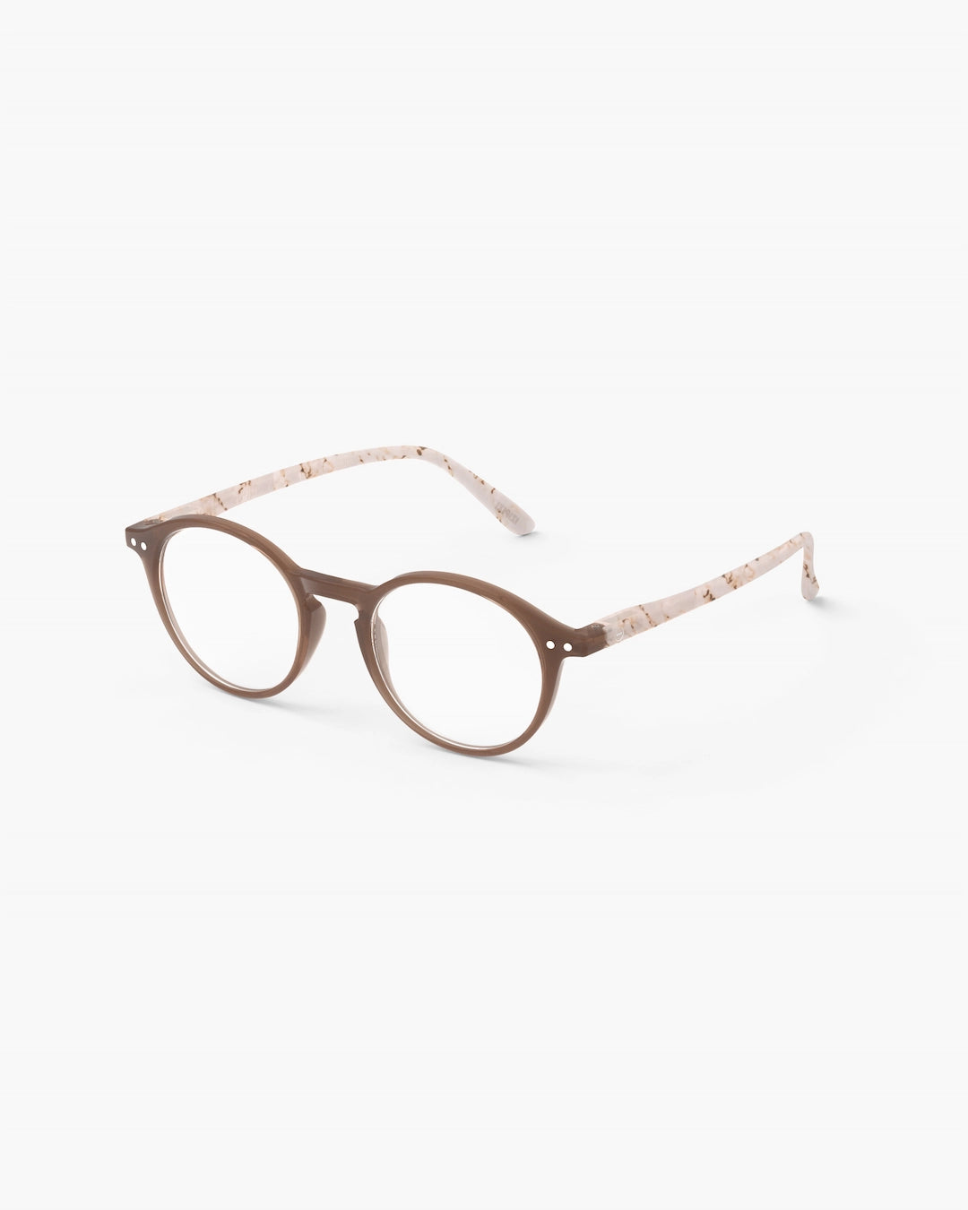 Reading Glasses #D The Iconic - Light Marble - نظارات
