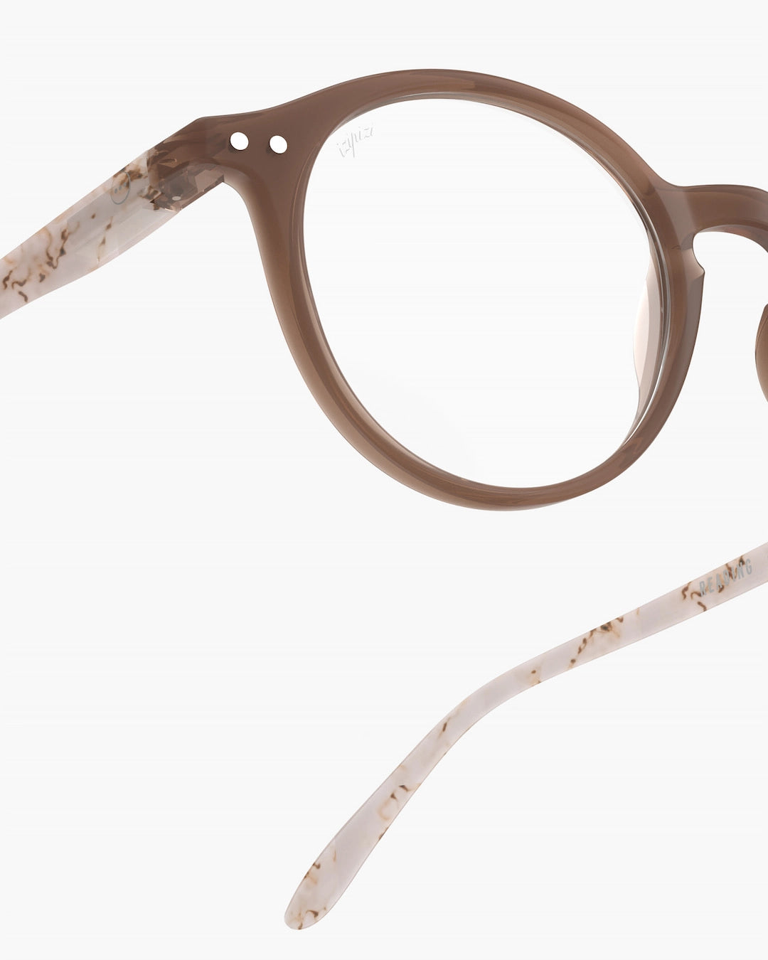 Reading Glasses #D The Iconic - Light Marble - نظارات
