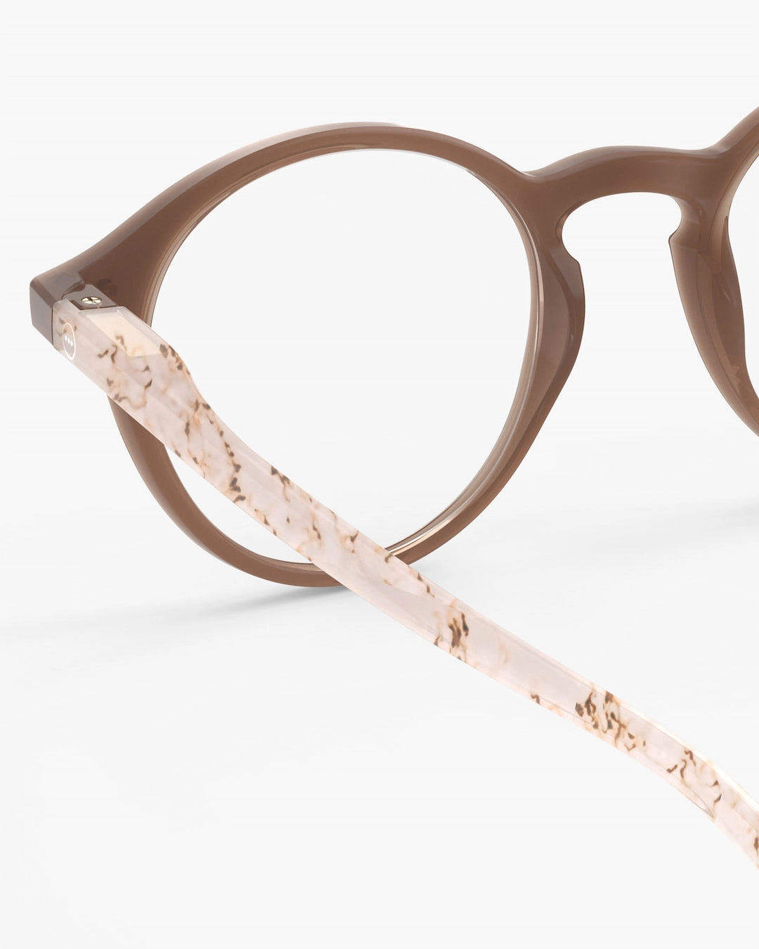 Reading Glasses #D The Iconic - Light Marble - نظارات