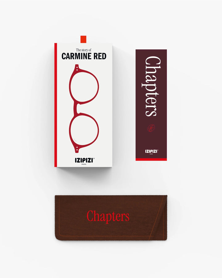 Reading Glasses #D The Iconic - Carmine Red - نظارات