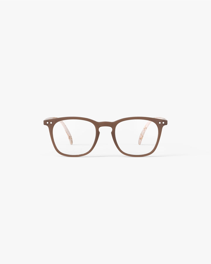 Reading Glasses #E The Trapeze - Light Marble - نظارات