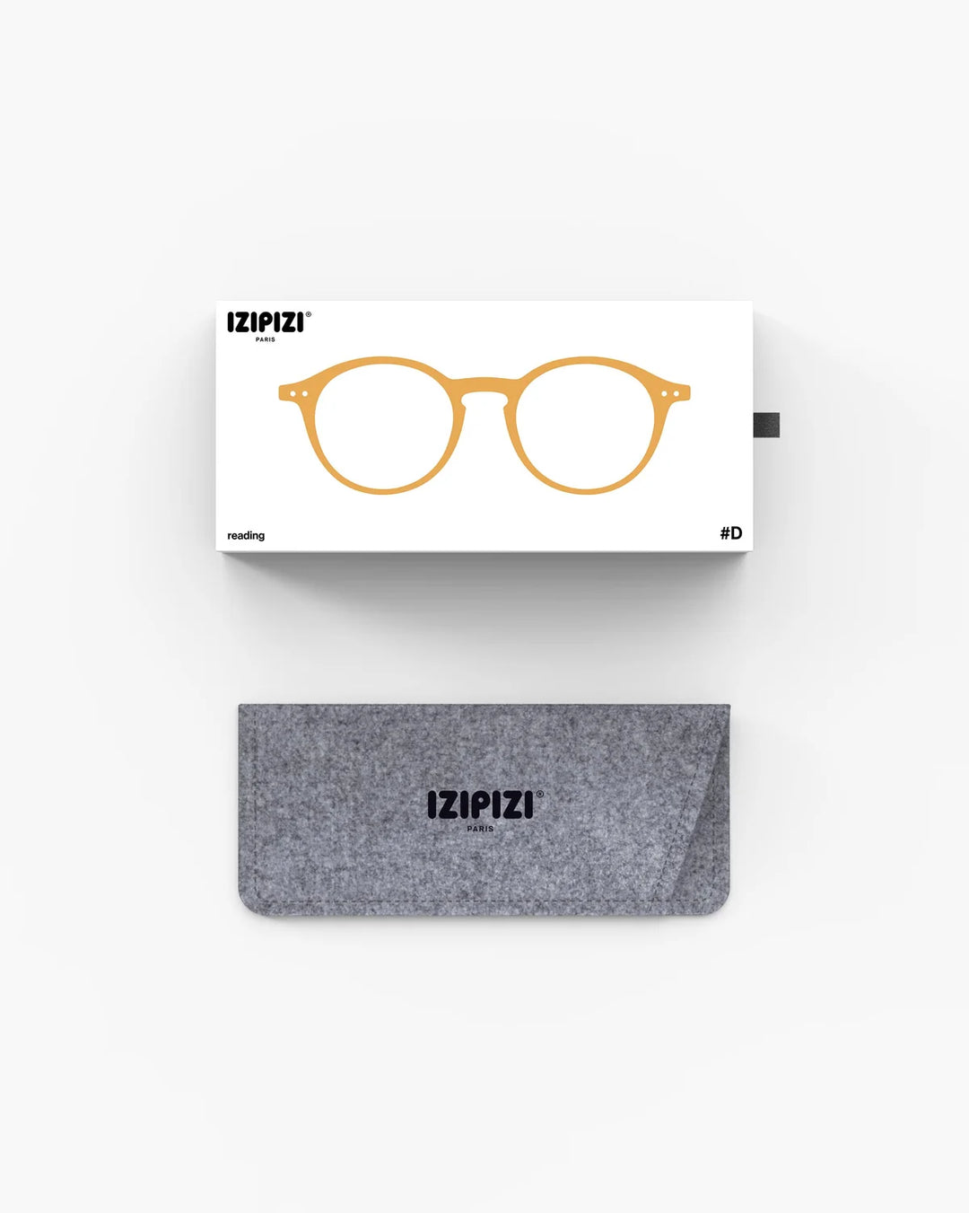 IZIPIZI READING #D Cinnamon reading glasses with warm translucent brown pantos frame and Soft Touch finish
