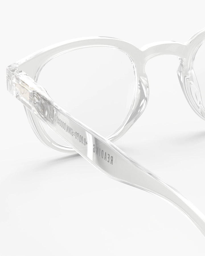 Reading Glasses #C The Retro - Crystal - نظارات
