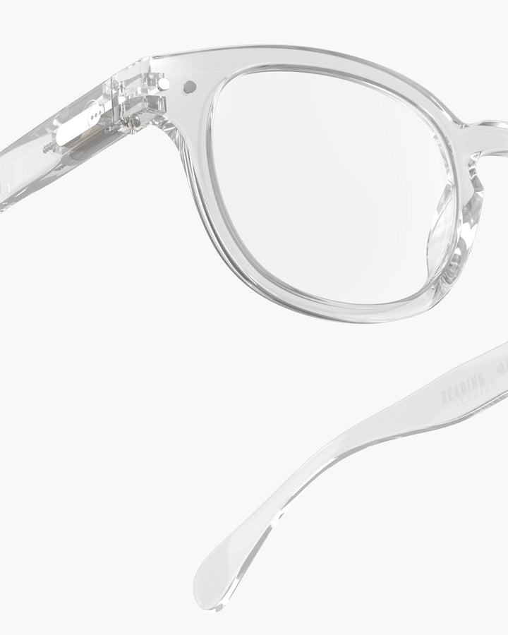 Reading Glasses #C The Retro - Crystal - نظارات