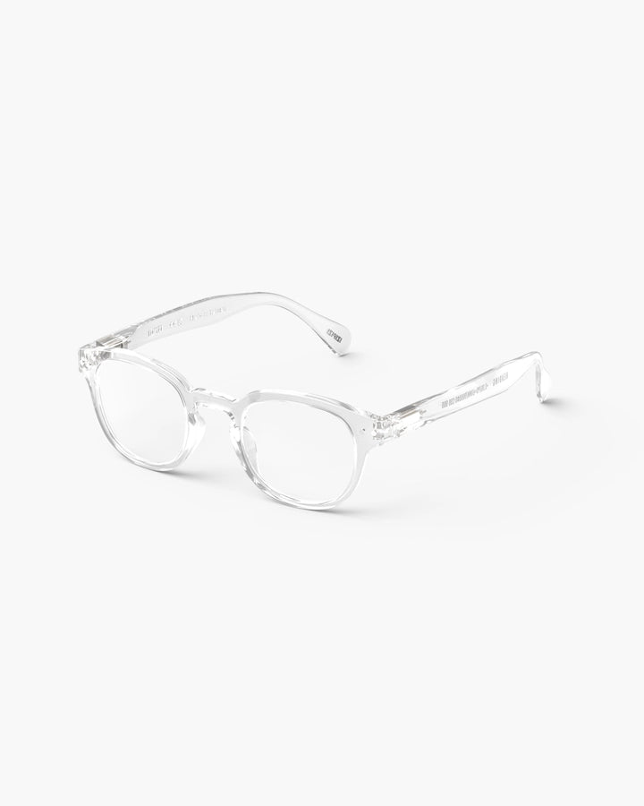 Reading Glasses #C The Retro - Crystal - نظارات