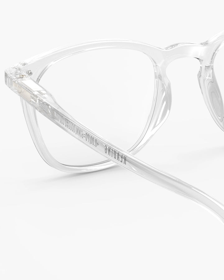 Reading Glasses #E The Trapeze - Crystal - نظارات