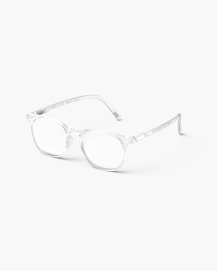 Reading Glasses #E The Trapeze - Crystal - نظارات