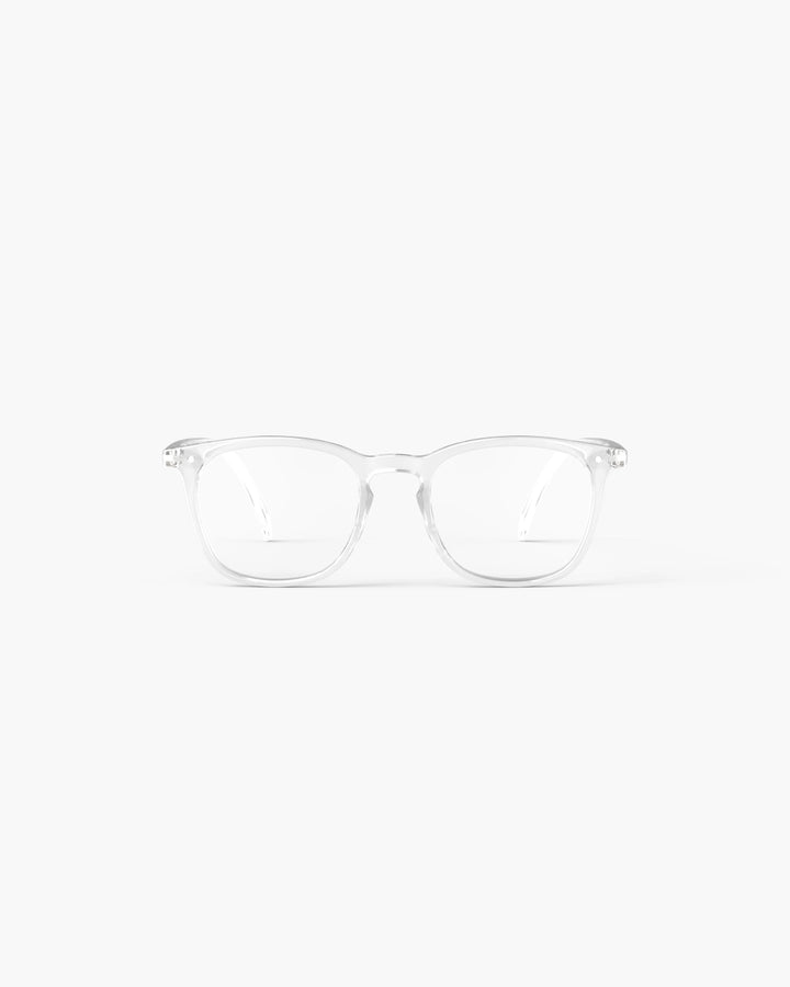 Reading Glasses #E The Trapeze - Crystal - نظارات