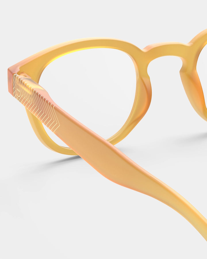 Reading Glasses #C The Retro - Golden Glow - نظارات