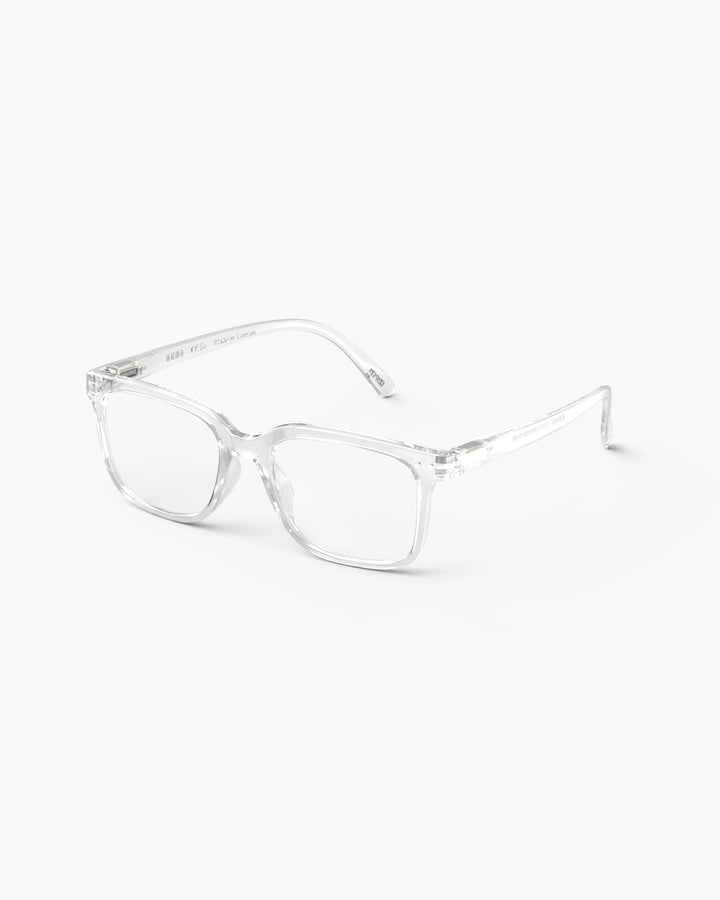 Reading Glasses #L The Big One - Crystal - نظارات