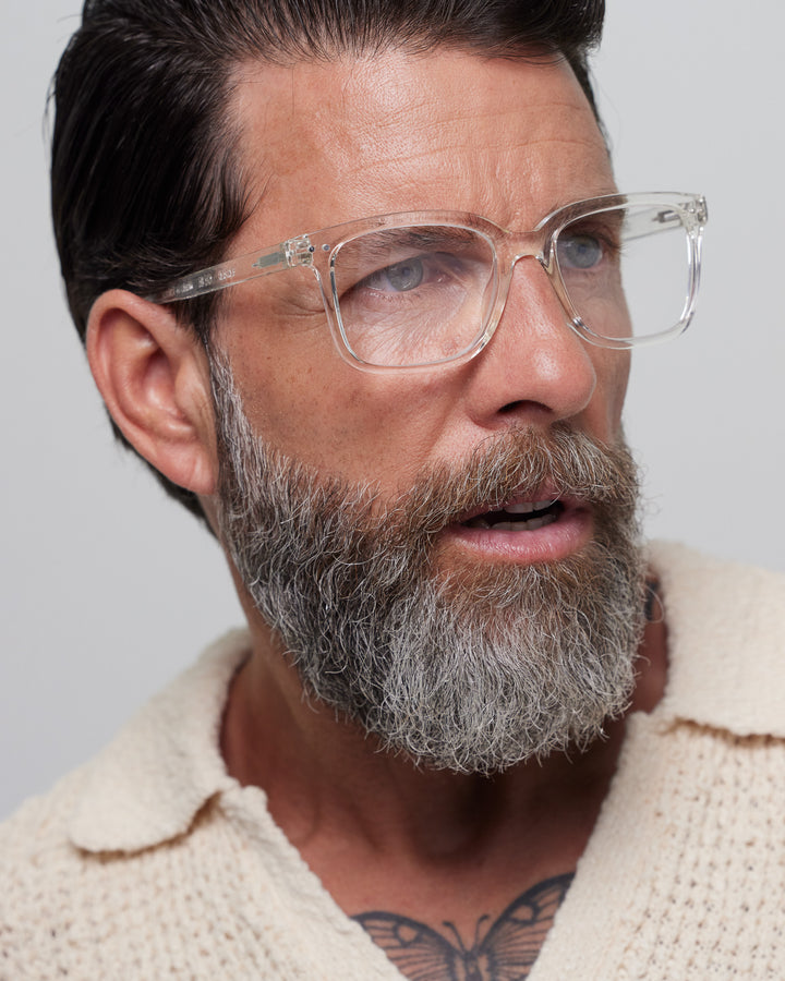 Reading Glasses #L The Big One - Crystal - نظارات