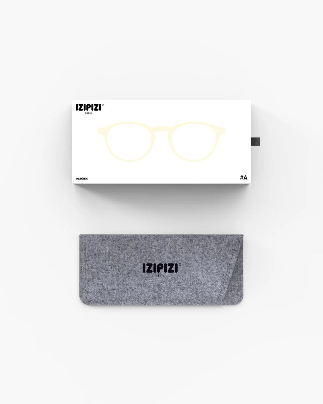 IZIPIZI READING #A Sandstorm reading glasses with champagne nude pantos frame and warm tortoiseshell temples