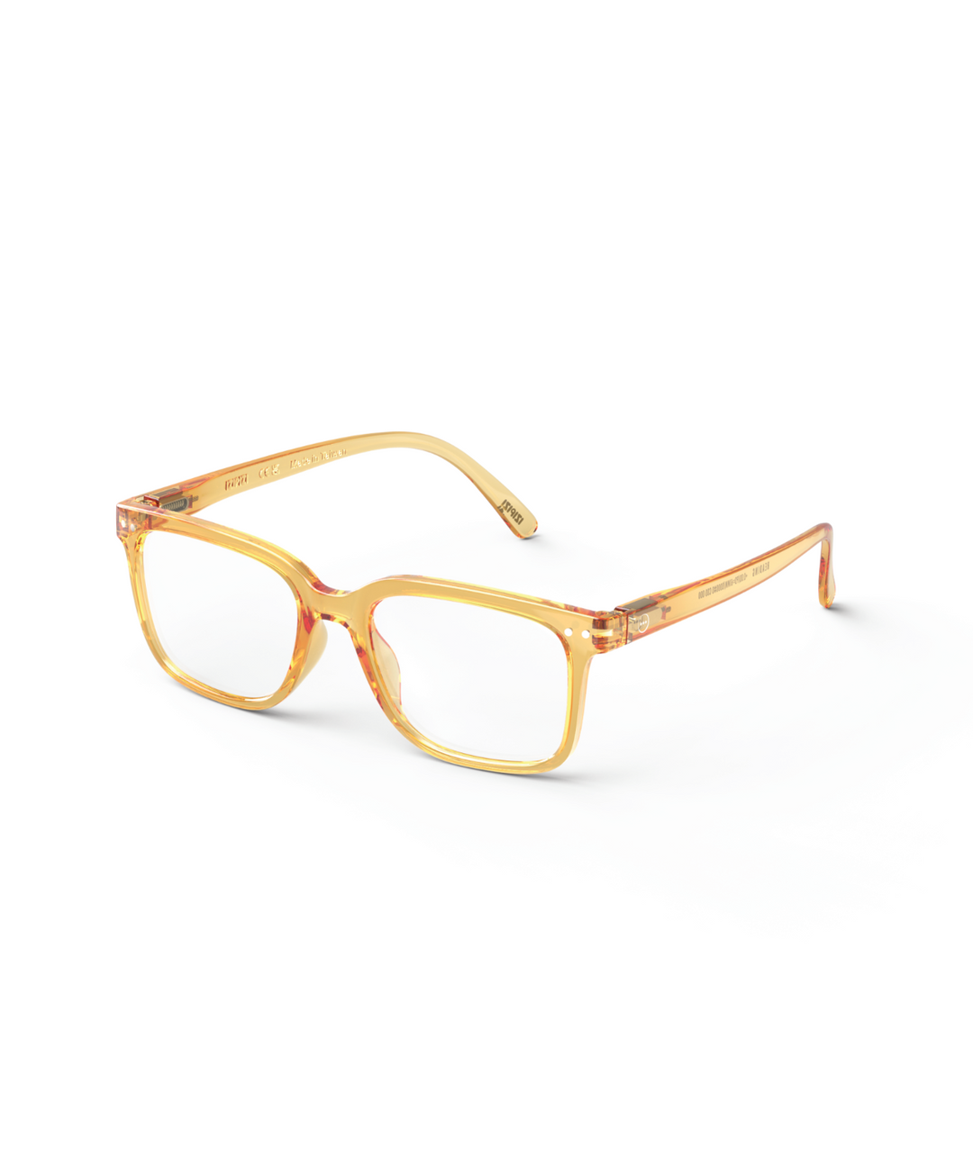 Izipizi reading glasses shape L in Golden Canyon with oversized frame