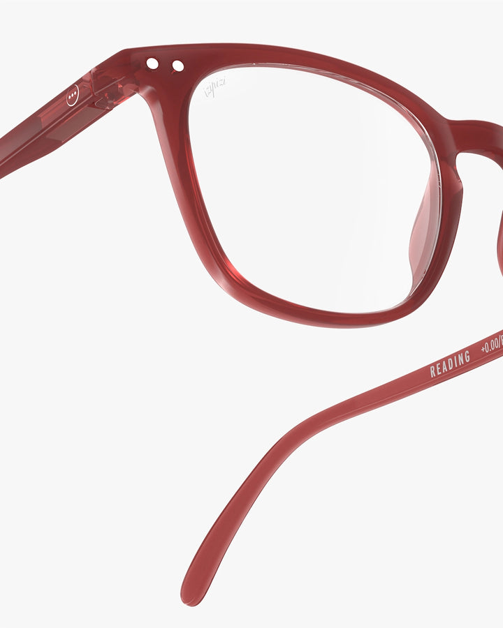 Reading Glasses #E The Trapeze - Carmine Red - نظارات