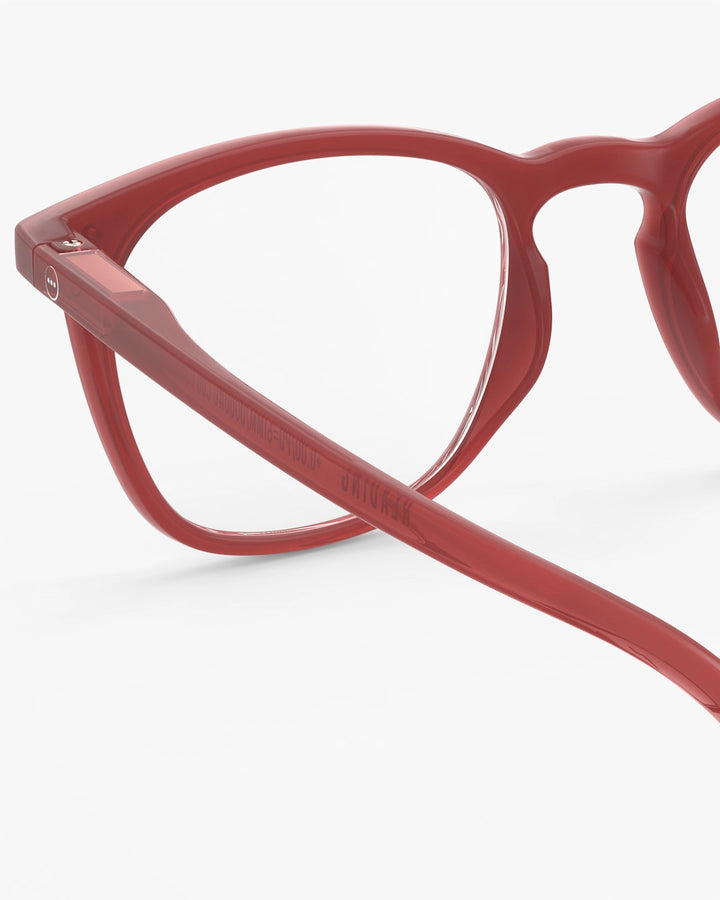 Reading Glasses #E The Trapeze - Carmine Red - نظارات