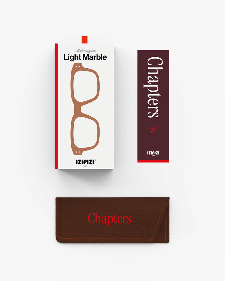 Reading Glasse #Quote - Light Marble - نظارات