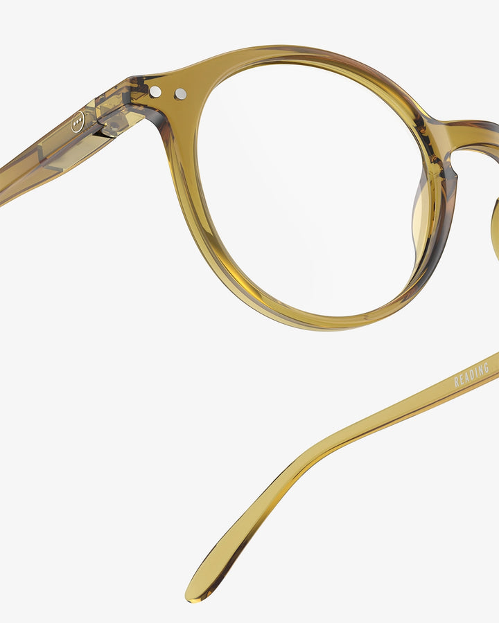 Reading Glasses #D The Iconic - Golden Green - نظارات