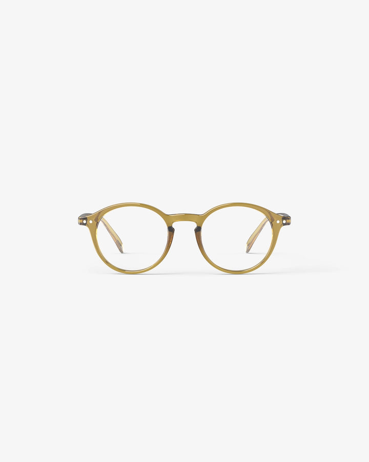 Reading Glasses #D The Iconic - Golden Green - نظارات