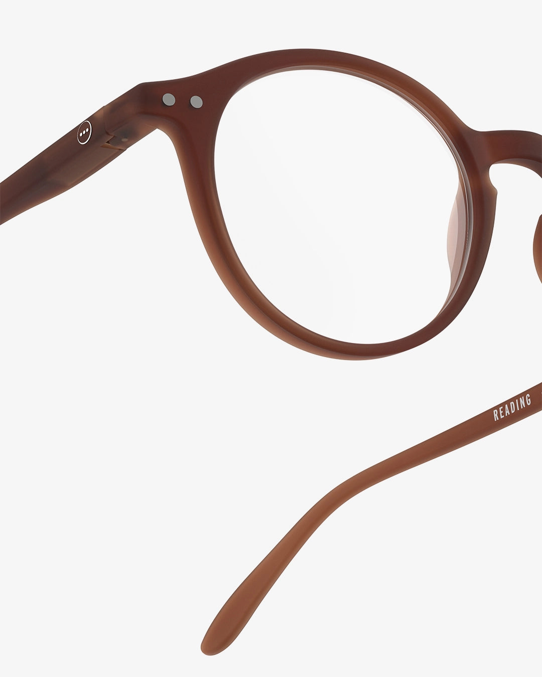 Reading Glasses #D The Iconic - Mahogany - نظارات