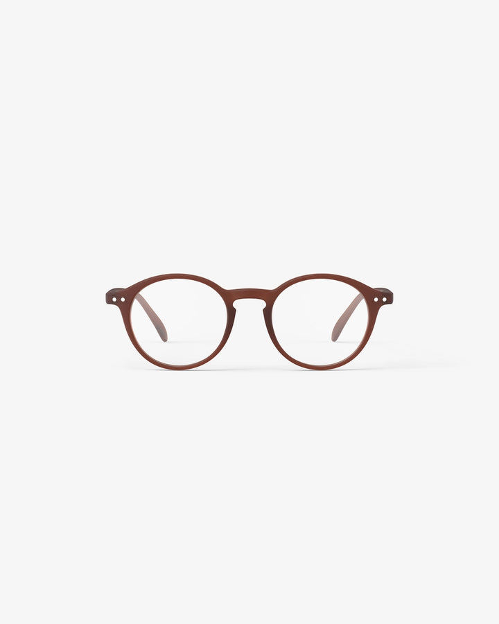 Reading Glasses #D The Iconic - Mahogany - نظارات