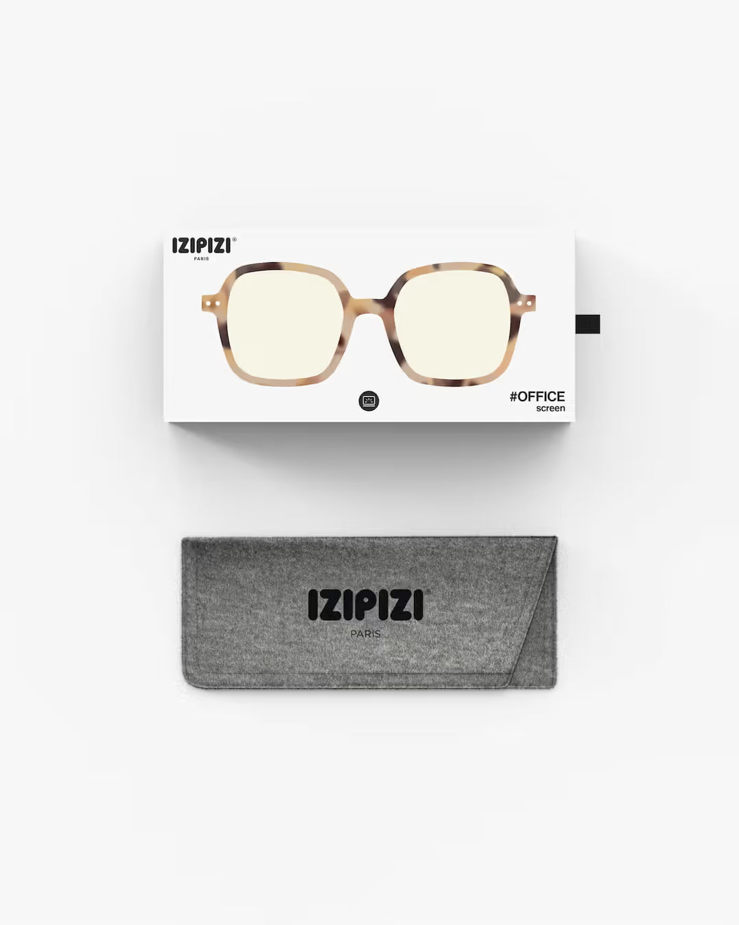 Screen Glasses #OFFICE The Retro - Light Tortoise - نظارات