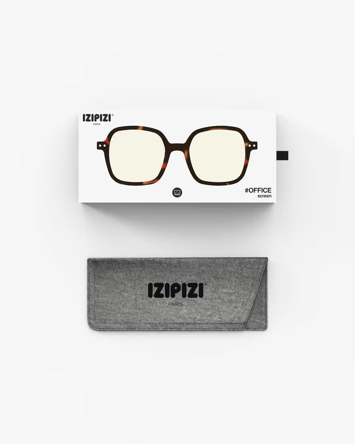 Screen Glasses #OFFICE The Retro - Tortoise - نظارات