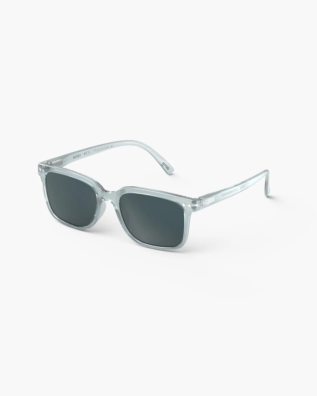 IZIPIZI SUN #L Frozen Blue rectangular sunglasses