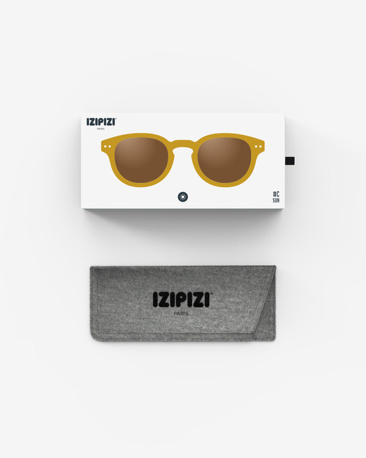 Sun Adult Shape #C The Retro - Golden Green - نظارات