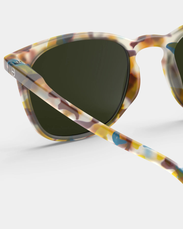Sun Adult Shape #E The Trapeze - Blue Tortoise Mirror - نظارات