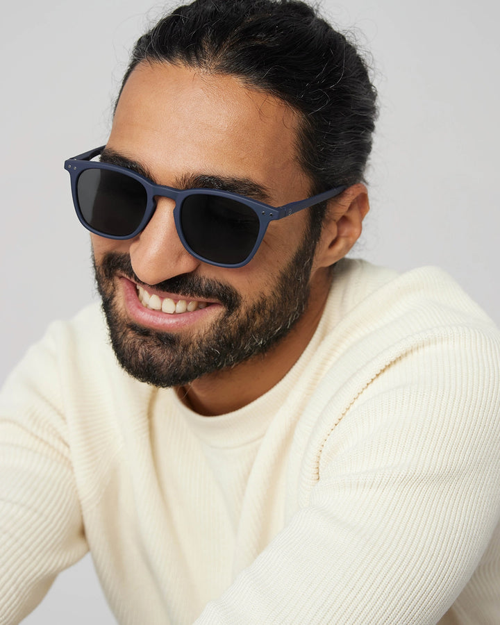 Sun Adult Shape #E The Trapeze - Navy Blue - نظارات