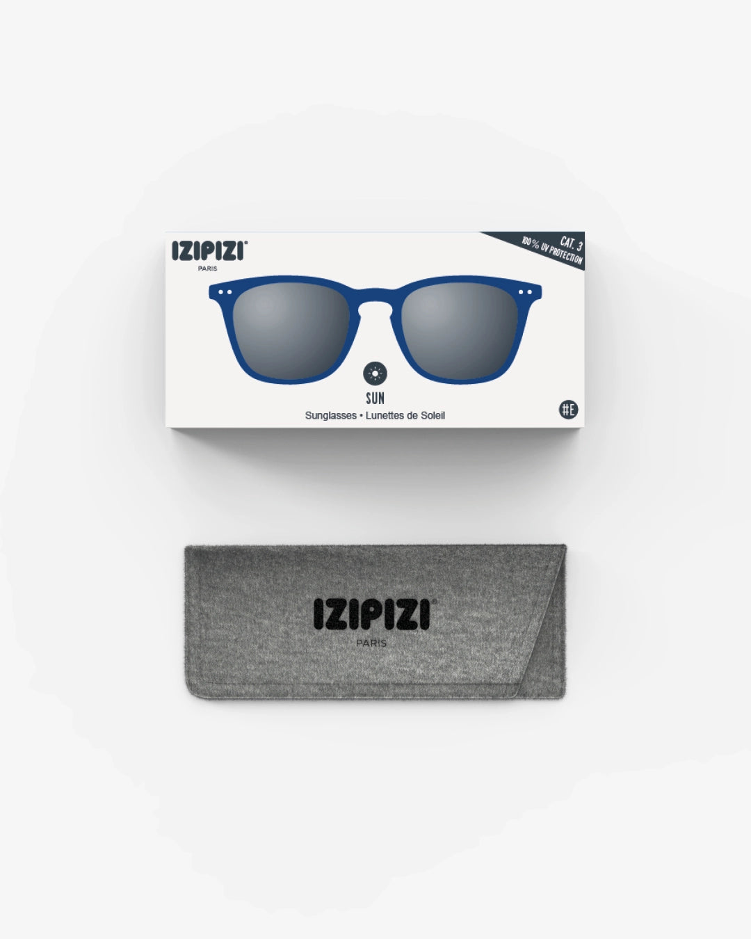 Sun Adult Shape #E The Trapeze - Navy Blue - نظارات