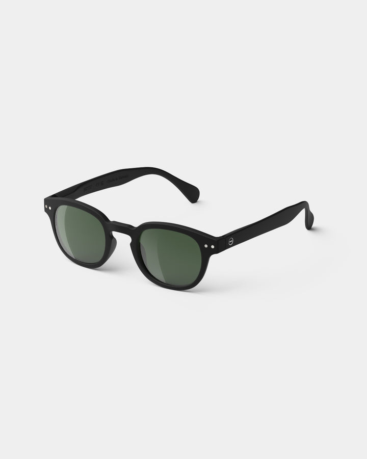 Sun Adult Shape #C The Retro - Black Polarized - نظارات
