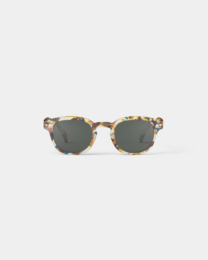Sun Adult Shape #C The Retro - Blue Tortoise - نظارات