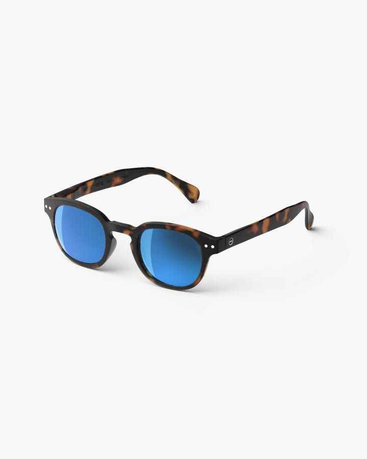 Sun Adult Shape #C The Retro - Tortoise Mirror - نظارات