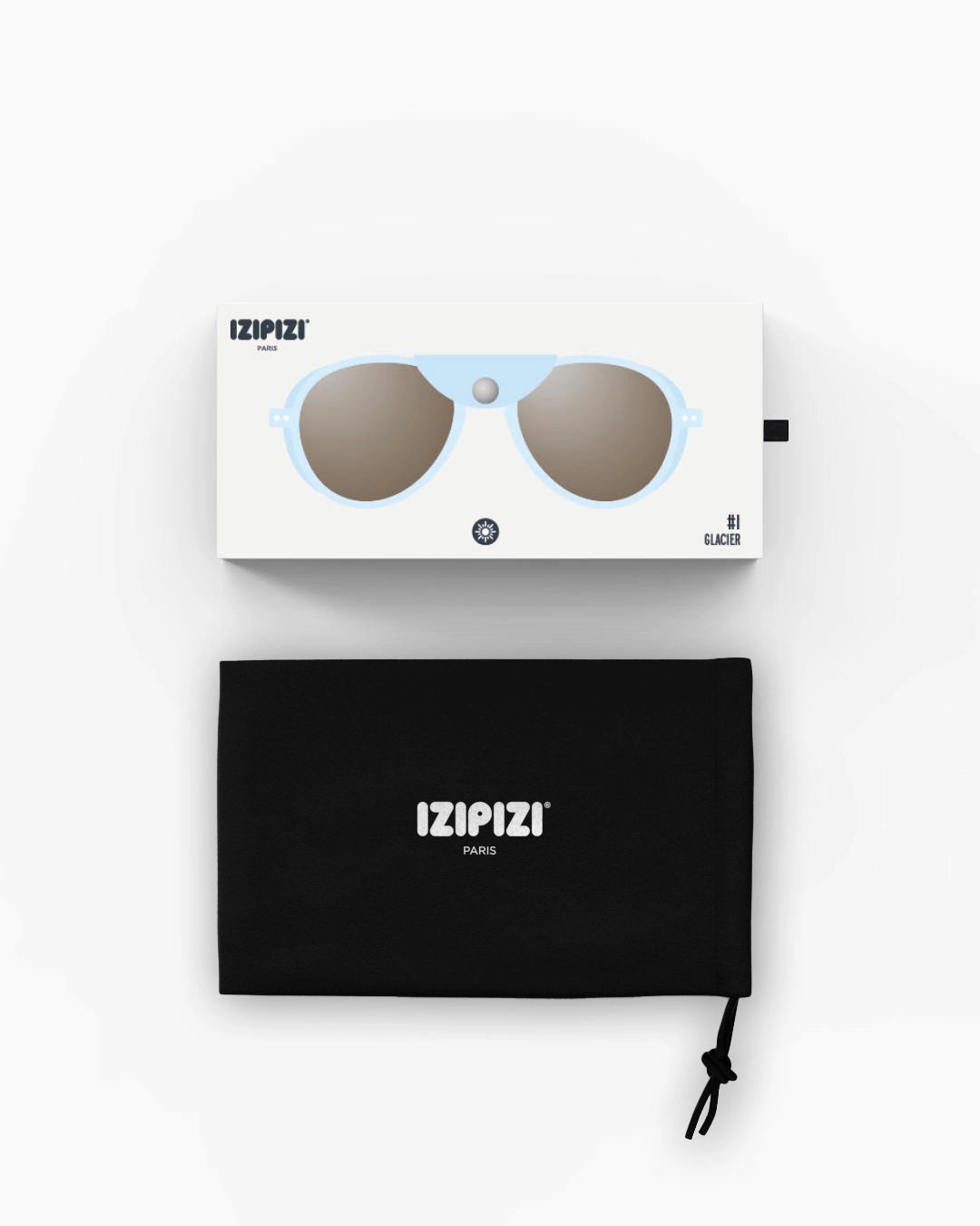 Sun Adult Shape Glacier #I - Icey Blue - نظارات