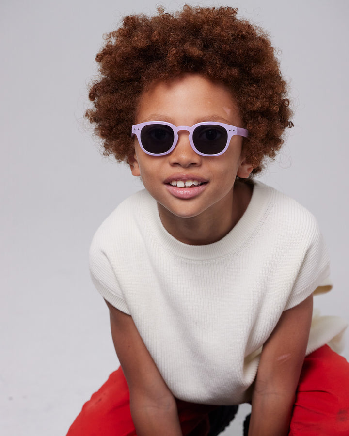 Sun Junior Shape #C The Retro - Lilac - نظارات