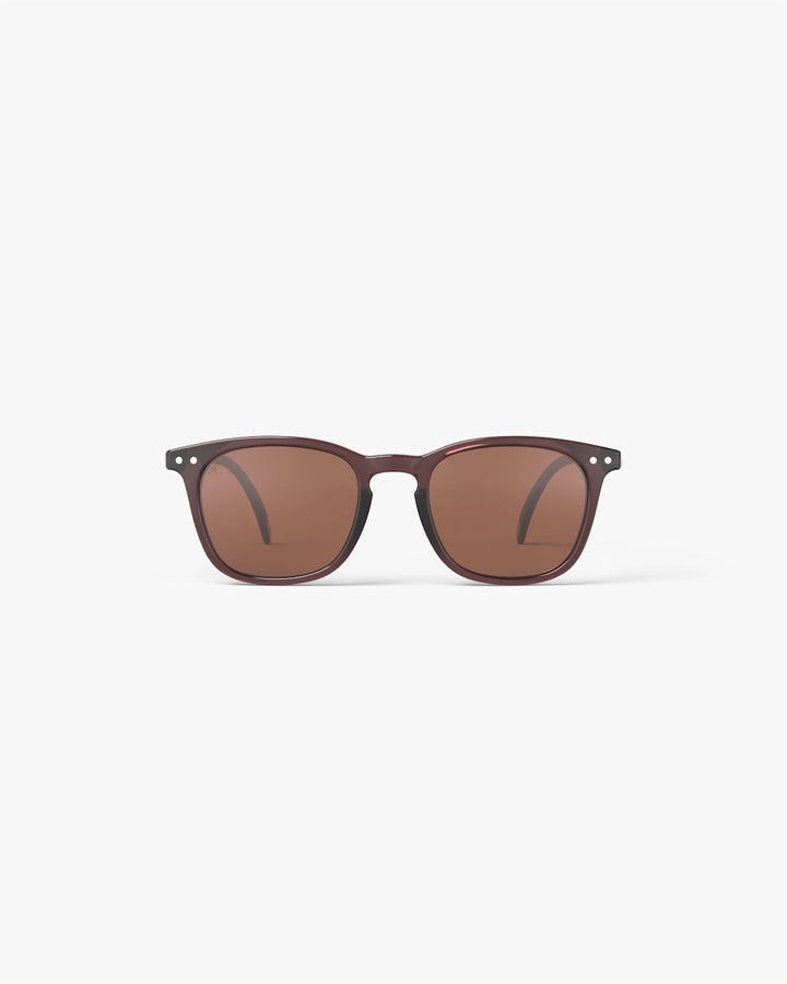 Sun Junior Shape #E The Trapeze - Old Leather - نظارات