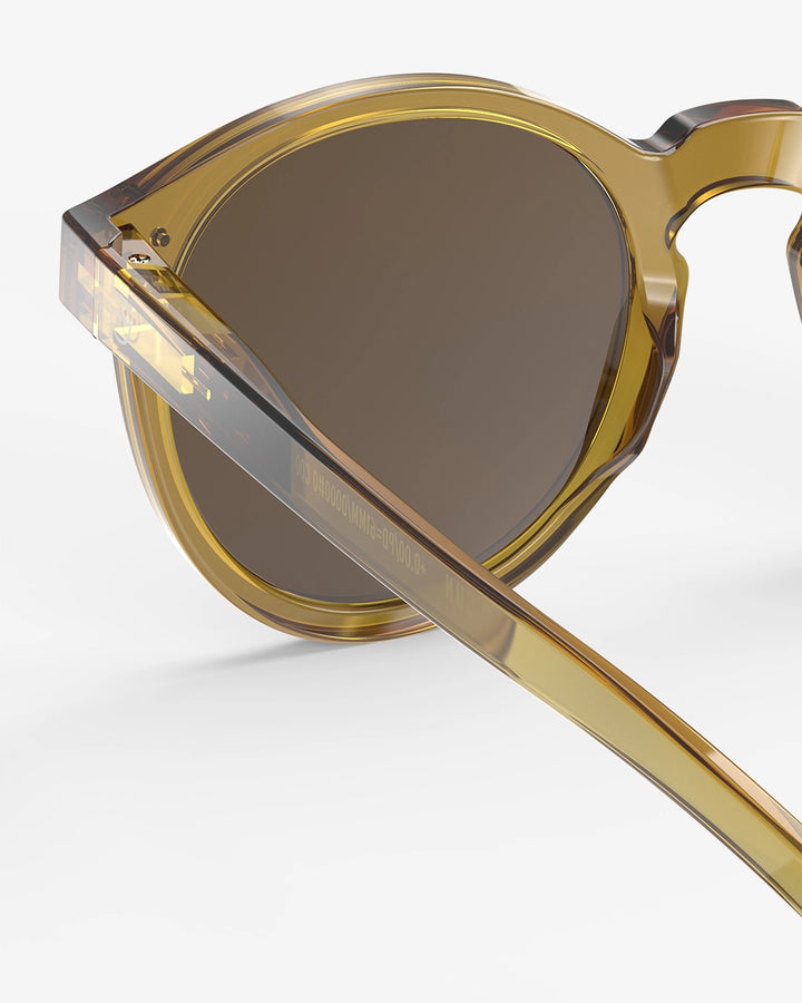 Sun Adult Shape #M The Panthos Oversize - Golden Green - نظارات