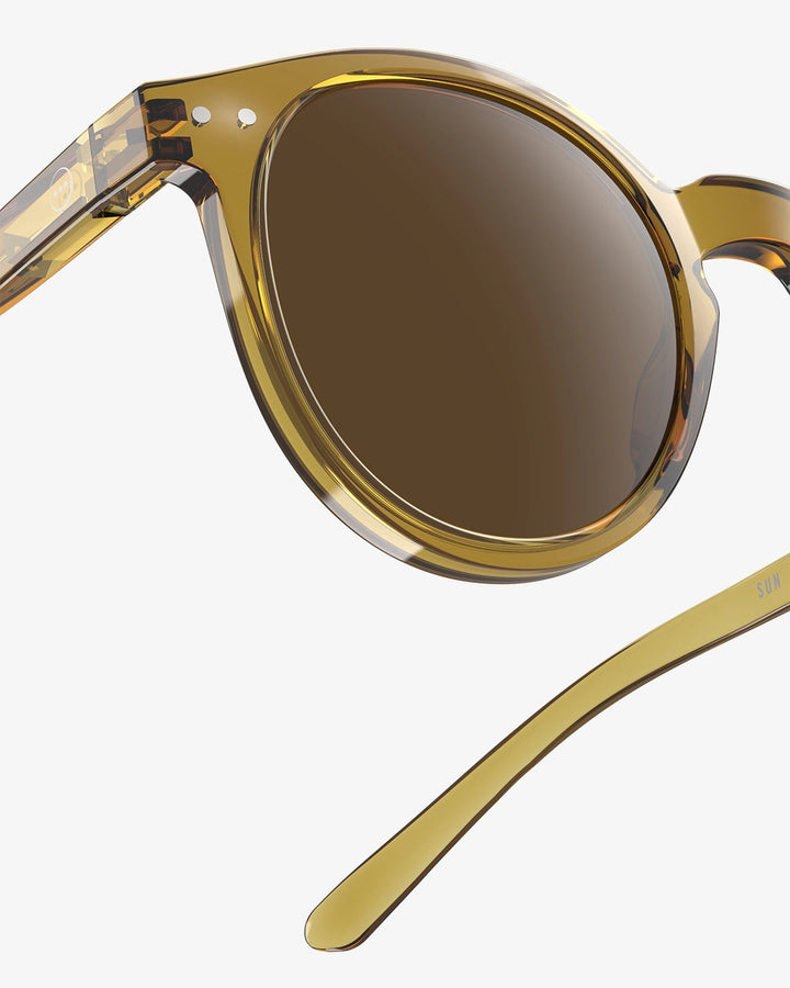 Sun Adult Shape #M The Panthos Oversize - Golden Green - نظارات
