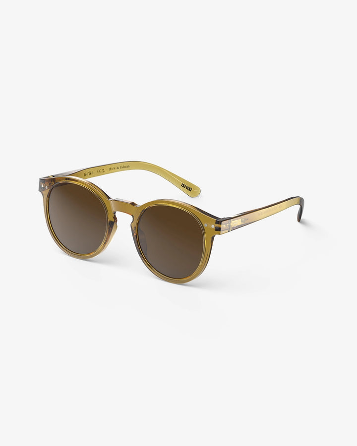 Sun Adult Shape #M The Panthos Oversize - Golden Green - نظارات