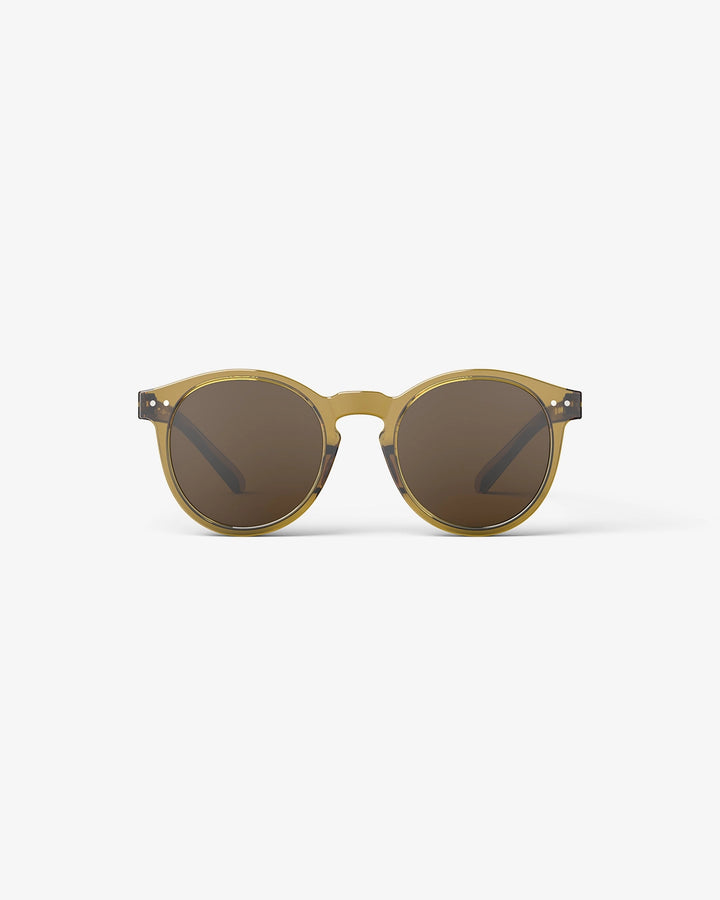 Sun Adult Shape #M The Panthos Oversize - Golden Green - نظارات