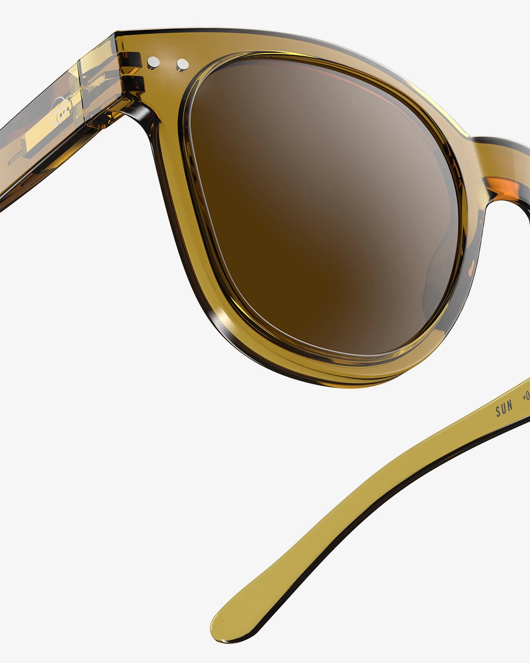 Sun Adult Shape #N - Golden Green - نظارات