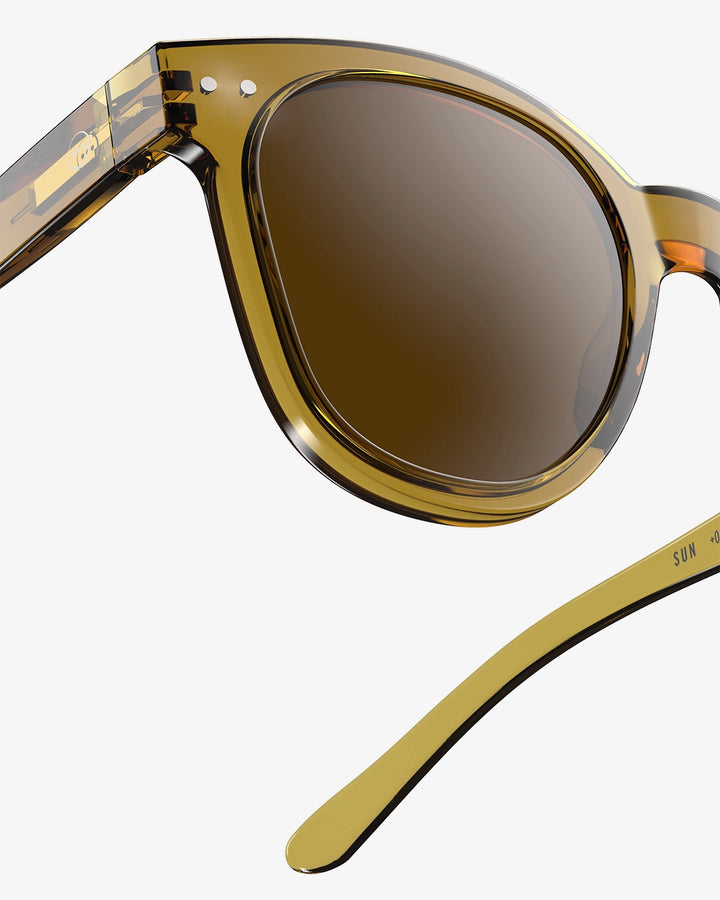 Sun Adult Shape #N - Golden Green - نظارات