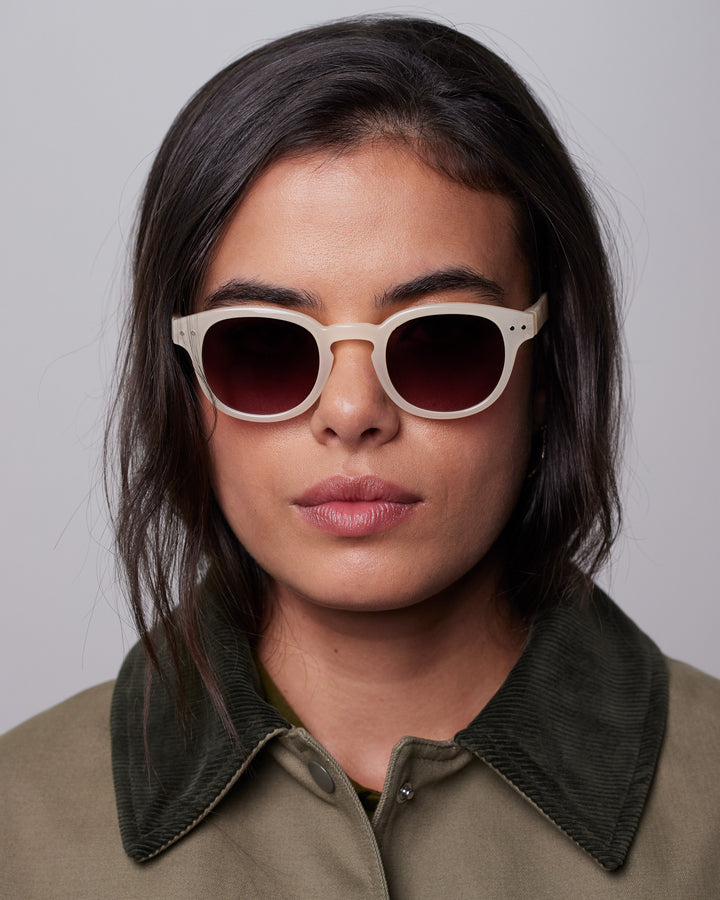 Sun Adult Shape #C The Retro - Vintage Cream - نظارات