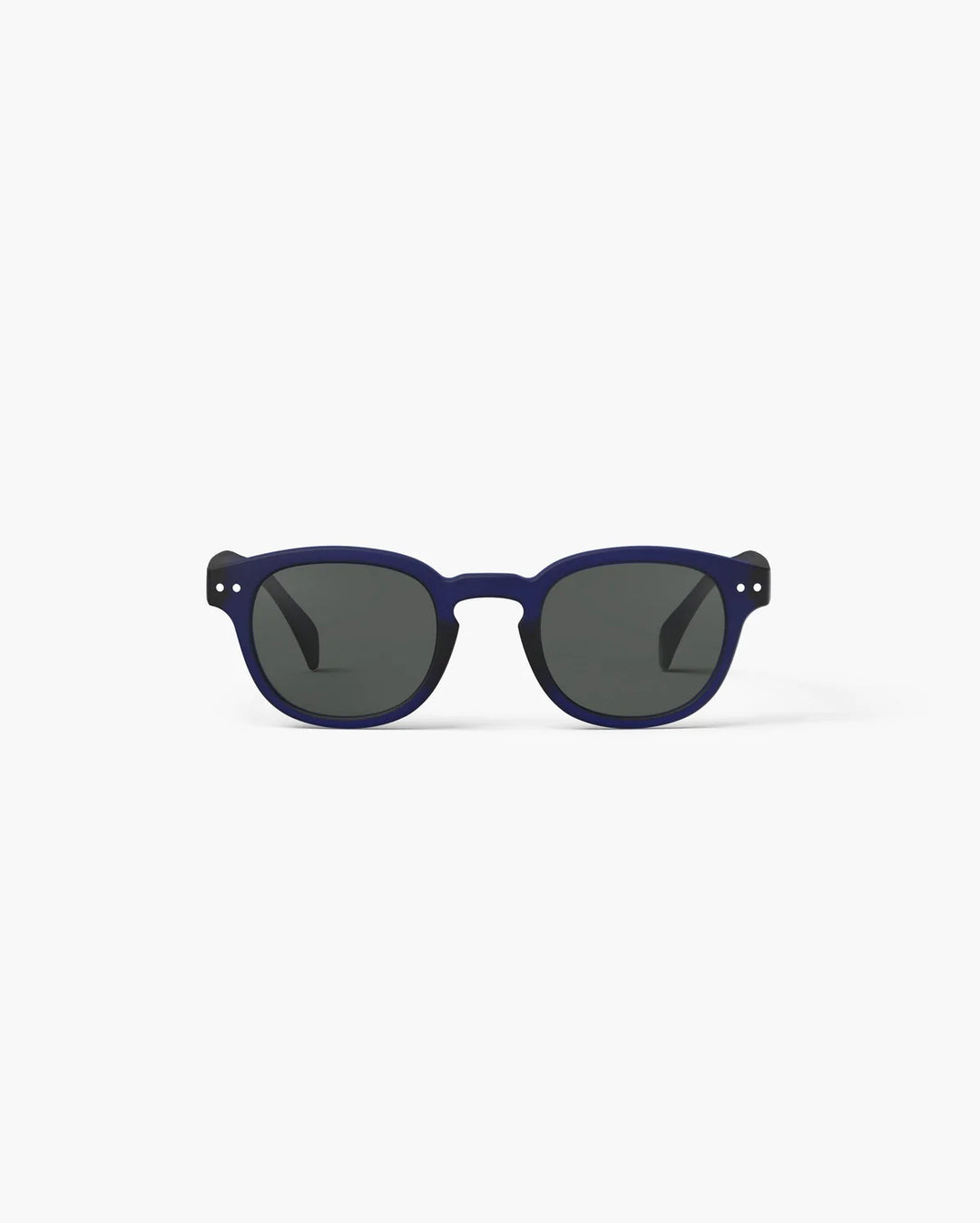IZIPIZI SUN #C Midnight Blue sunglasses with Soft Touch navy frame and grey category 3 lenses