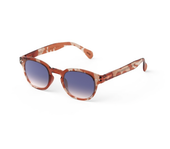 Izipizi Sun Adult sunglasses shape C in Wild Hooves tortoiseshell pattern