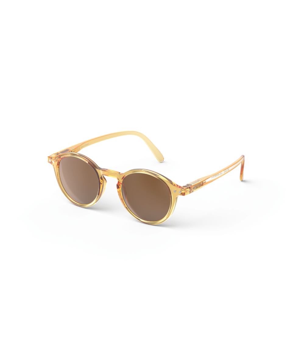 Izipizi Sun Junior sunglasses shape D in Golden Canyon with round frame