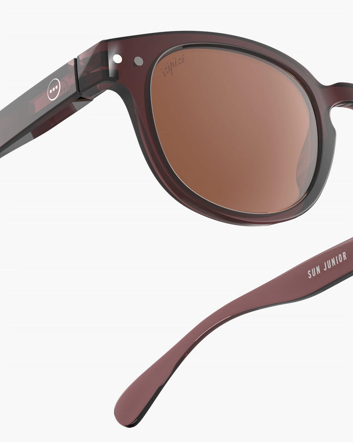 Sun Junior Shape #C The Retro - Old Leather - نظارات