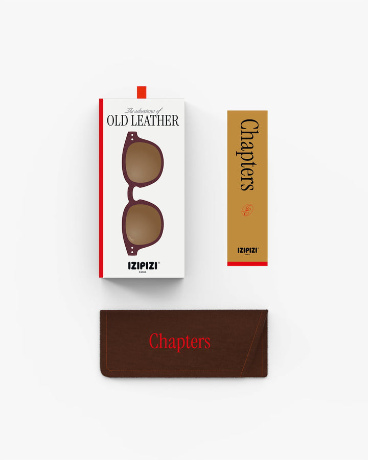 Sun Junior Shape #C The Retro - Old Leather - نظارات
