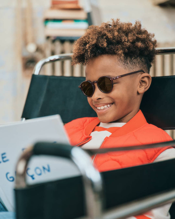 Sun Junior Shape #D The Iconic - Old Leather - نظارات